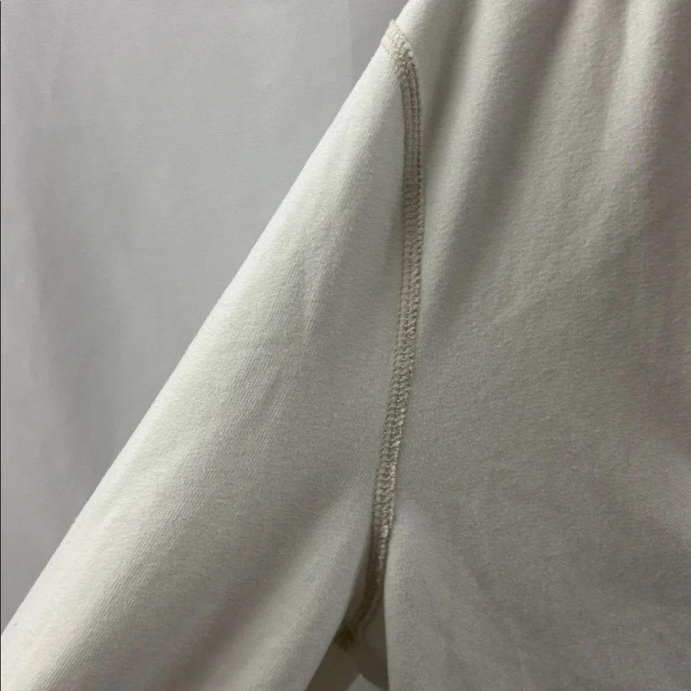 Hollister White Men's Hoodie Size Medium Fill Zip California - Picture 6 of 9